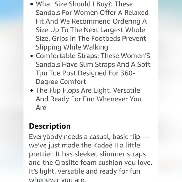 Crocs Kadee 2 Flip-Flop Sandal- Navy - Picture 5 of 9